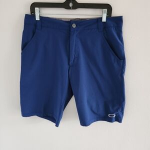 Oakley Performance Golf Shorts Cobalt Blue Men's 32x11